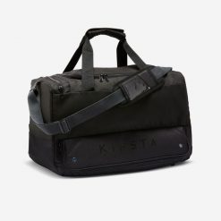 Second Life - Torba sportowa Kipsta Hardcase 45 L - Stan Doskonały. Czarne torby sportowe męskie KIPSTA, bez wzorów, z materiału, duże. Za 75.99 zł.