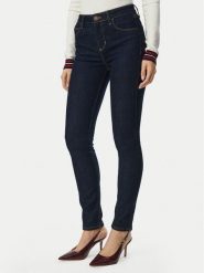Guess Jeansy W6BAJS D2305 Granatowy Skinny Fit. Niebieskie jeansy damskie Guess. Za 445.99 zł.