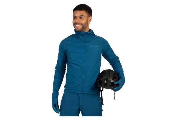 Bluza Endura MT500 Thermo II. Niebieskie bluzy męskie ENDURA, m, bez wzorów, z elastanu, bez kaptura. Za 359.99 zł.