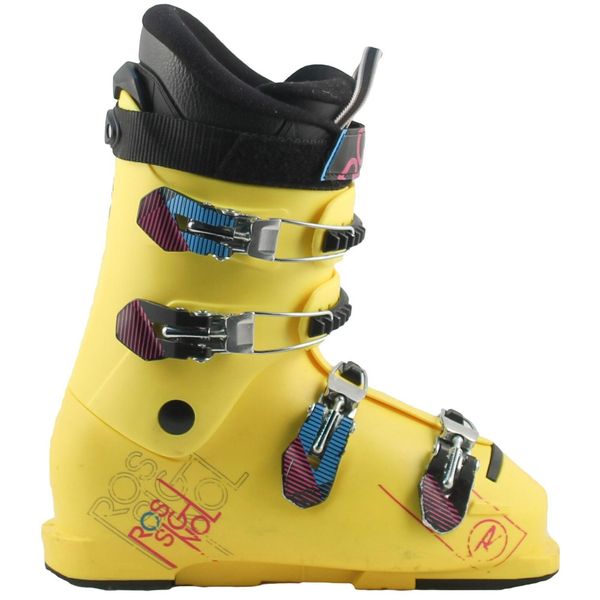 Używane buty narciarskie - ROSSIGNOL Yellow, 39.5 cm, Stan dobry. Żółte obuwie sportowe damskie Rossignol, bez wzorów, narciarskie. Za 350.00 zł.