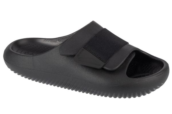 Klapki unisex Crocs 209413001. Czarne klapki męskie Crocs, z materiału. Za 362.00 zł.
