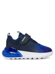 Geox Sneakersy J Activart Illuminus J56LYA 02A9J C4226 M Granatowy. Niebieskie buty sportowe chłopięce Geox, bez wzorów, z materiału, bez zapięcia. Za 169.99 zł.