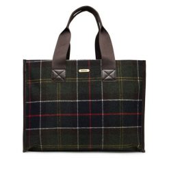 Torebka Barbour. Zielone torebki do ręki damskie Barbour, bez wzorów, klasyczne, bez dodatków. Za 489.99 zł.