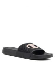 Champion Klapki SAMOA CORE S11626-KK001 Czarny. Czarne klapki damskie Champion, bez wzorów, z tworzywa sztucznego. Za 79.99 zł.