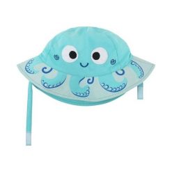 Zoocchini Kapelusz UV 50+ Ośmiornica 12-24. Niebieskie czapki dla dzieci Zoocchini. Za 50.45 zł.