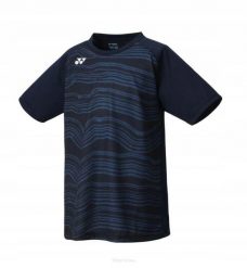 Koszulka tenisowa Yonex Crew Neck Club. Niebieskie koszulki sportowe damskie YONEX, xs, bez wzorów, z materiału, bez kołnierzyka, bez ramiączek, na fitness i siłownię. Za 169.00 zł.