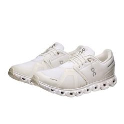 Buty On-Running On Cloud 6 Białe Damskie. Białe obuwie sportowe damskie On, bez wzorów, z materiału, do biegania. Za 1,341.00 zł.