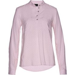 Tunika bonprix matowy jasnoróżowy - biel wełny w kropki. Tuniki damskie marki bonprix. Za 49.99 zł.