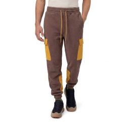 Męskie polarowe spodnie trekkingowe cargo Siroko Arches Brown. Brązowe spodnie materiałowe męskie SIROKO, l, bez wzorów, z polaru. Za 233.00 zł.