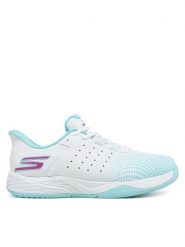 Skechers Buty do tenisa Slip-ins Relaxed Fit: Viper Court Reload 172101/WTQP Biały. Białe obuwie sportowe damskie Skechers, bez wzorów, ze skóry, sportowe, bez zapięcia. Za 219.99 zł.