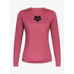Bluza rowerowa damska Fox Ranger LS Jersey Fox Head. Czerwone bluzy damskie FOX, bez wzorów, z jersey, bez kaptura, rowerowe. Za 247.49 zł.