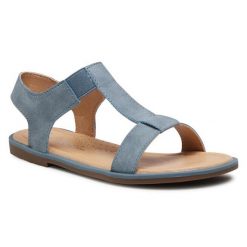 Sandały Nelli Blu. Niebieskie sandały dziewczęce Nelli Blu, bez zapięcia. Za 34.99 zł.