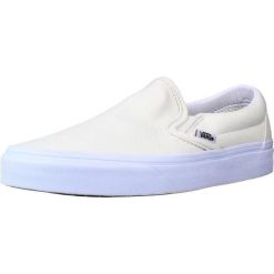 Buty VANS UA CLASSIC SLIP-ON Biały. Białe trampki i tenisówki damskie Vans, bez wzorów, z tkaniny, bez zapięcia. Za 343.99 zł.