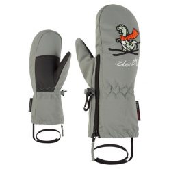 Rękawiczki dziecięce Ziener Le Zoo Minis. Zielone rękawiczki dziecięce Ziener, bez wzorów. Za 125.99 zł.