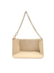Tommy Hilfiger Torebka Th Icon Chain Shoulder Pouch Met AW0AW18219 Złoty. Żółte torebki do ręki damskie Tommy Hilfiger, bez wzorów, ze skóry, wizytowe, bez dodatków. Za 309.99 zł.