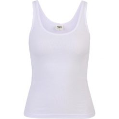 Tank Top Damski Prążkowana Ekologiczny Basic 2pak. Białe koszulki sportowe damskie Urban Classics, xl, bez wzorów, prążkowane, sportowe, bez kołnierzyka. Za 95.99 zł.