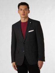 Andrew James New York Marynarka Mężczyźni Regular Fit niebieski, 29. Niebieskie marynarki męskie Andrew James New York, bez wzorów, eleganckie. Za 699.95 zł.