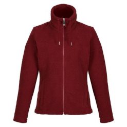 Bluza Polarowa Damska Puszysta Pełen Suwak Kizmitt. Czerwone bluzy sportowe damskie Regatta, l, bez wzorów, z polaru, bez kaptura, trekkingowe. Za 81.99 zł.