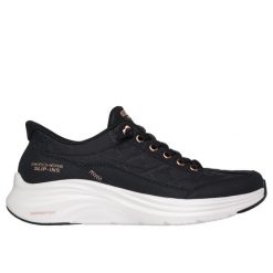 Sneakersy damscy Skechers Contour Foam golden hour. Czarne obuwie sportowe damskie Skechers, bez wzorów. Za 369.99 zł.