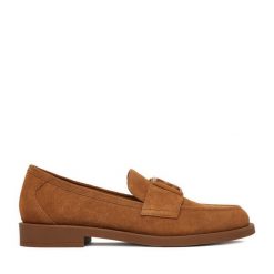 Loafersy Badura. Brązowe mokasyny damskie Badura. Za 349.99 zł.