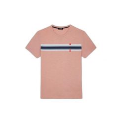 T-shirt TBS Rorry. Czerwone t-shirty damskie TBS, xl, bez wzorów, z bawełny, eleganckie, bez kołnierzyka. Za 156.00 zł.