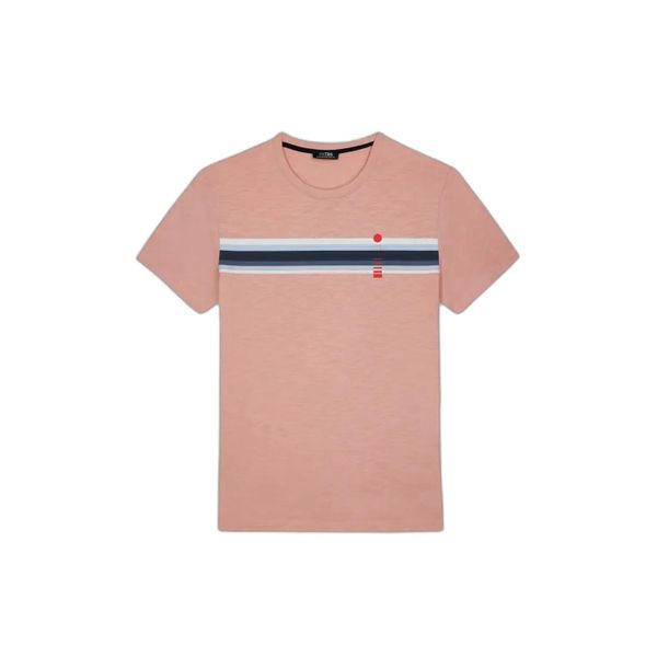 T-shirt TBS Rorry. Czerwone t-shirty damskie TBS, xl, bez wzorów, z bawełny, eleganckie, bez kołnierzyka. Za 147.00 zł.