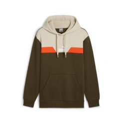 Bluza z kapturem Puma Power Colorblock. Czarne bluzy męskie Puma, s, bez wzorów, z materiału, z kapturem, na fitness i siłownię. Za 246.75 zł.