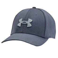 Męska Czapka Z Daszkiem Blitzing. Niebieskie czapki i kapelusze męskie Under Armour, bez wzorów. Za 128.99 zł.