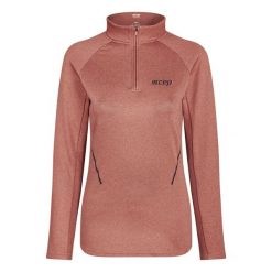 Bluzka zimowa z długim rękawem CEP damska. Brązowe bluzki damskie CEP, m, bez wzorów, z materiału, sportowe, bez kołnierzyka. Za 249.00 zł.