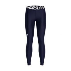 Legginsy damskie Under Armour HeatGear®. Białe legginsy damskie Under Armour, bez wzorów, do biegania. Za 237.00 zł.