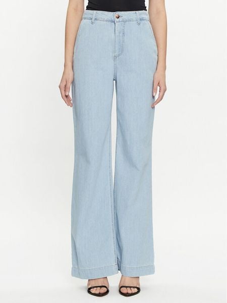 Rinascimento Jeansy CFC0117534003 Niebieski Relaxed Fit. Niebieskie jeansy damskie Rinascimento. Za 459.99 zł.