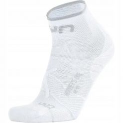 Skarpety do biegania męskie Uyn Runner's One Socks. Białe skarpety męskie UYN, bez wzorów, z dzianiny. Za 79.99 zł.