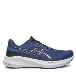 Buty do biegania Asics. Niebieskie buty sportowe męskie Asics, bez zapięcia, do biegania. Za 379.99 zł.