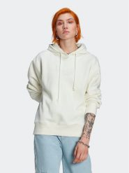 Adidas Bluza Trefoil Graphic Embroidery HM1636 Beżowy Loose Fit. Białe bluzy damskie Adidas, bez wzorów, z bawełny, bez kaptura. Za 359.00 zł.