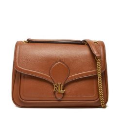 Torebka LAUREN RALPH LAUREN. Brązowe torebki do ręki damskie Lauren Ralph Lauren, bez wzorów, wizytowe, bez dodatków. Za 1,799.00 zł.