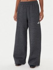 Adidas Spodnie dresowe ALL SZN Holiday Glitter Fleece JX4360 Szary Loose Fit. Szare spodnie dresowe damskie Adidas, s, bez wzorów, z bawełny. Za 239.99 zł.