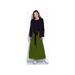 ZIELONA SPÓDNICA MAXI Z KOKARDĄ W PASIE. Zielone spódnice damskie Bien fashion, z tkaniny, eleganckie. Za 159.00 zł.