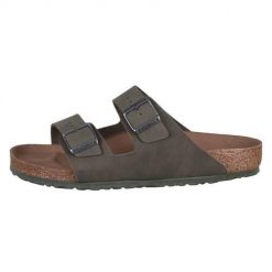 Klapki męskie Birkenstock Arizona Desert Dust Thyme Syn Vegan. Zielone klapki męskie Birkenstock, z materiału. Za 654.00 zł.