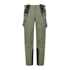 Spodnie narciarskie męskie CMP 3W17397N. Brązowe spodnie snowboardowe męskie CMP, na zimę, m, bez wzorów, narciarskie. Za 379.99 zł.