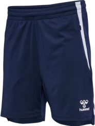 Szorty damskie Hummel Lead 2.0. Niebieskie szorty damskie Hummel, l, bez wzorów, z materiału, klasyczne, z standardowym stanem. Za 167.00 zł.