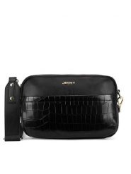 JENNY Torebka JNY-M-001-07 Czarny. Czarne listonoszki damskie Jenny, bez wzorów, bez dodatków. Za 109.99 zł.