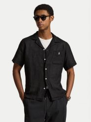 Polo Ralph Lauren Koszula 710966421500 Czarny Regular Fit. Czarne koszule męskie Polo Ralph Lauren, m, bez wzorów, ze lnu, bez kołnierzyka, bez ramiączek. Za 779.99 zł.