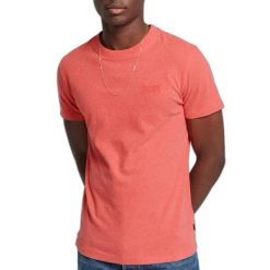 T-shirt z haftem Superdry Vintage Logo. Czerwone t-shirty męskie Superdry., m, bez wzorów, vintage, bez kołnierzyka. Za 106.45 zł.