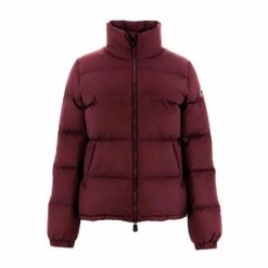 Kurtka JOTT CARDIFF Bordeaux. Czerwone kurtki damskie jott, bez wzorów, z tkaniny, bez kaptura, trekkingowe. Za 1,214.76 zł.