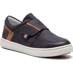 Półbuty LASOCKI YOUNG CI12-2963-02. Niebieskie półbuty chłopięce Lasocki Young, bez wzorów, z nubiku, bez zapięcia. Za 119.99 zł.