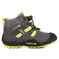 Geox Chłopięce Buty Zimowe Za Kostkę Atreus, 28, Szaro/Zielony. Szare buty zimowe chłopięce Geox, z gumy. Za 279.00 zł.