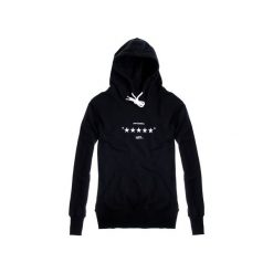Bluza Hoodie Classic Unfvckinreal Black. Czarne bluzy męskie Harp team, z nadrukiem, z bawełny. Za 229.00 zł.