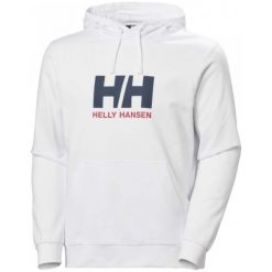 Bluza z kapturem Helly Hansen HH Logo 2.0. Białe bluzy męskie Helly Hansen, na lato, l, bez wzorów, z bawełny, z kapturem. Za 331.95 zł.