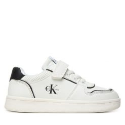 Sneakersy Calvin Klein. Białe trampki i tenisówki chłopięce Calvin Klein, bez wzorów, bez zapięcia. Za 399.99 zł.