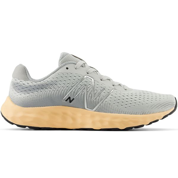 Buty damskie New Balance W520RM8 – szare. Szare obuwie sportowe damskie New Balance, bez wzorów, z gumy, do biegania. Za 149.99 zł.